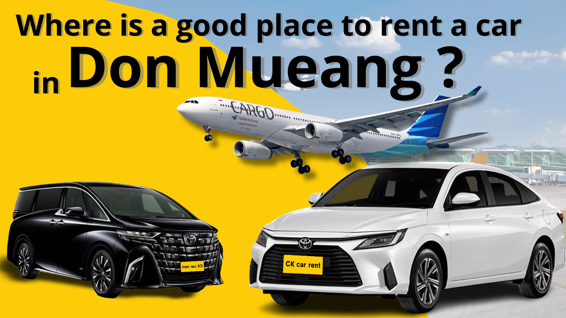 Where is a good place to rent a car in Don Mueang?