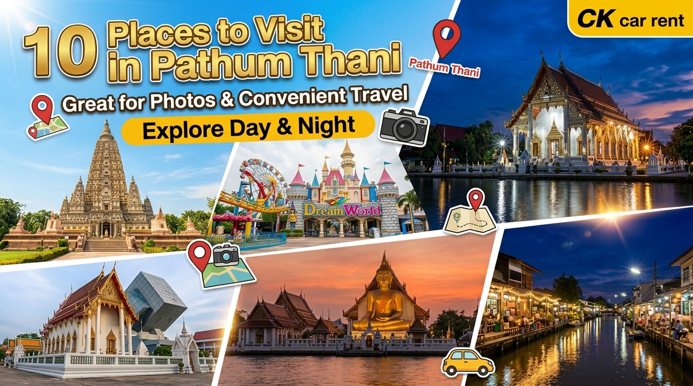 10 Beautiful {amp} Convenient Places to Visit in Pathum Thani (Day {amp} Night)