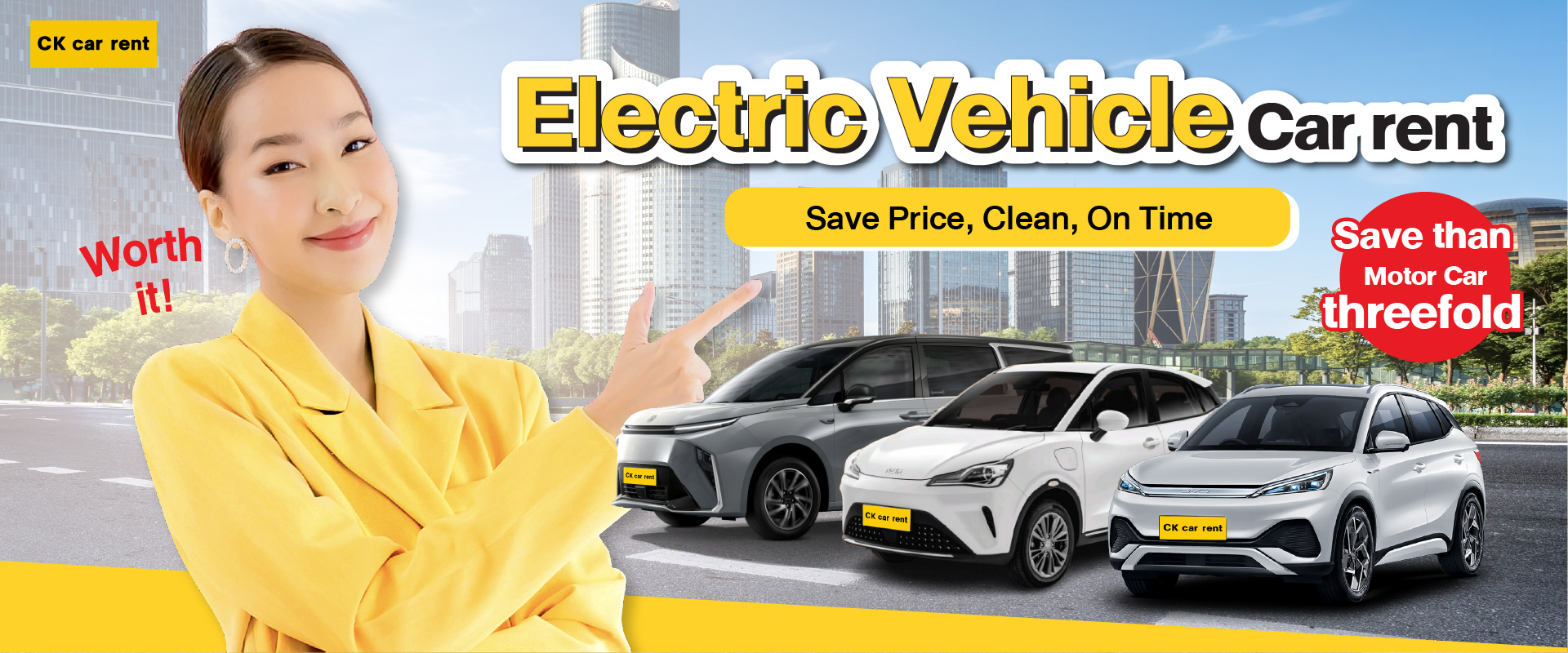 Electric car rental in Bangkok,Thailand. daily  monthly EV rental.