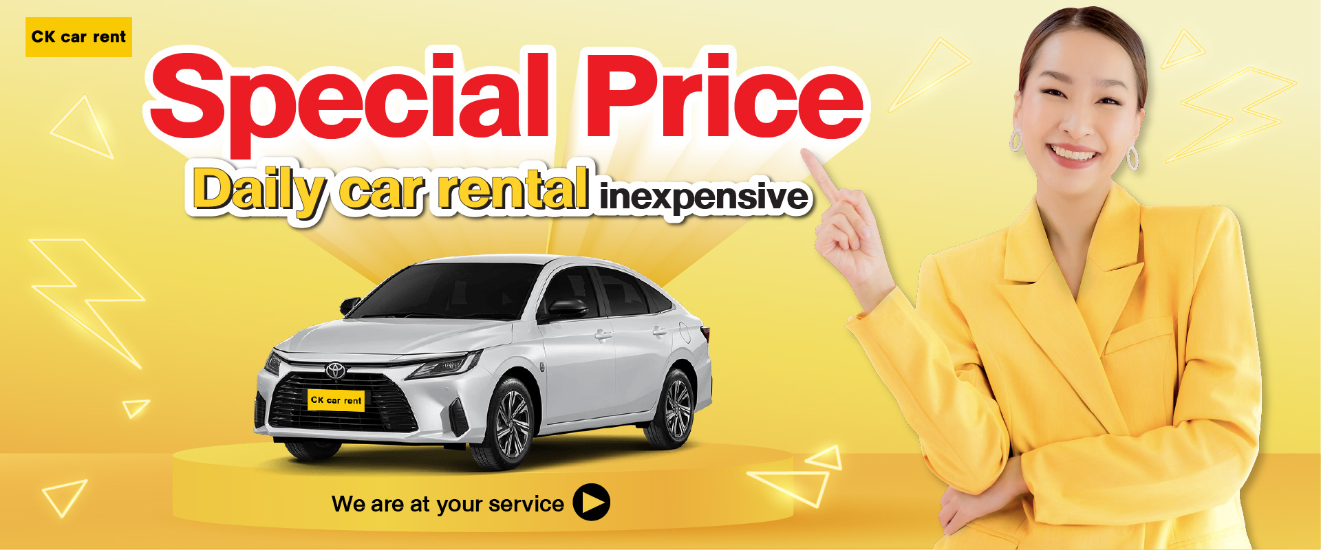 Daily car rental near me in Bangkok,Thailand  | CK car rent
