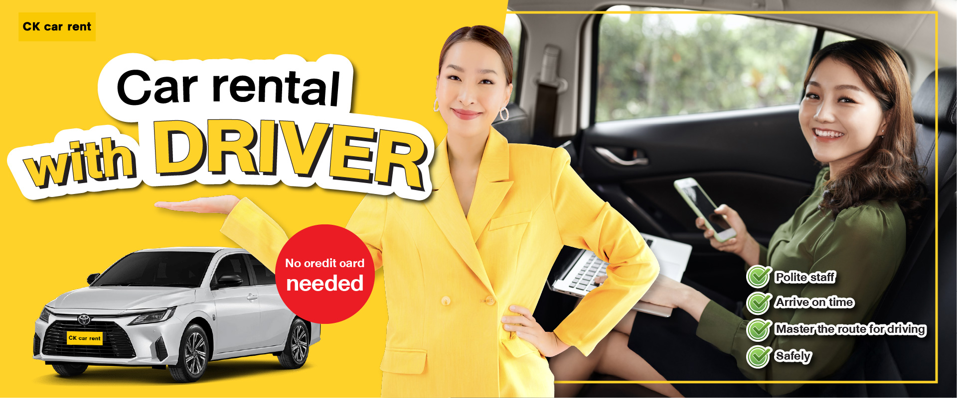 Car rental with driver in Bangkok,Thailand | CK car rent